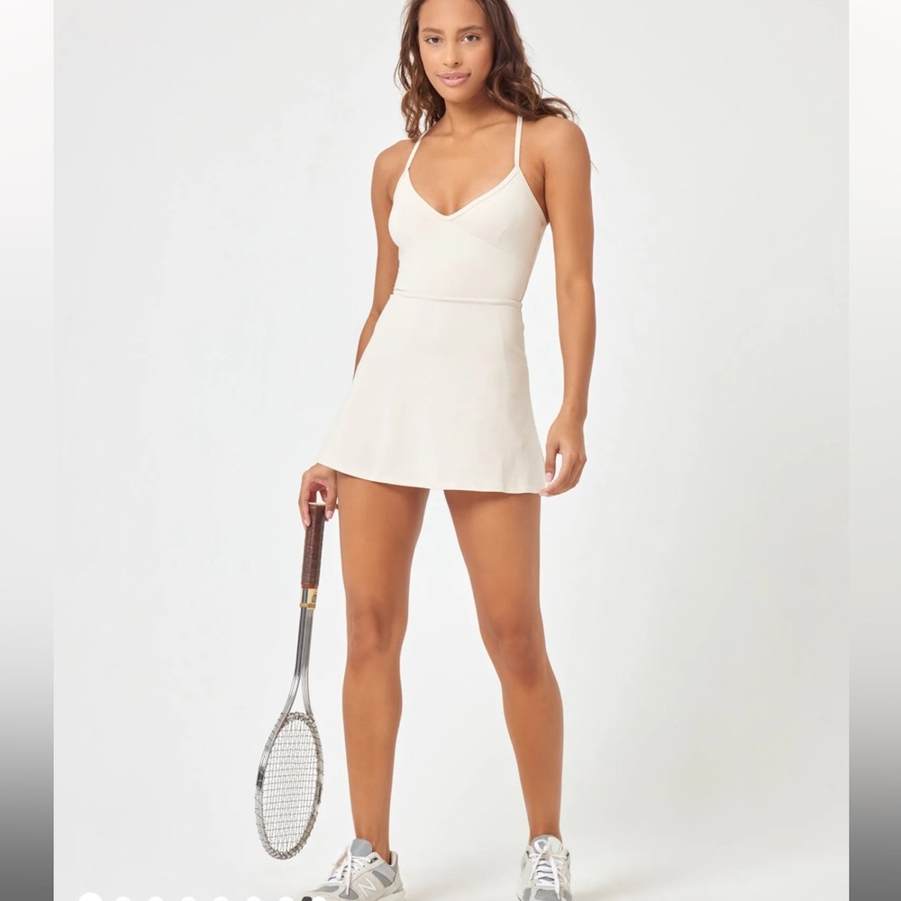 L*SPACE rally dress in bone NWT SIZE SMALL